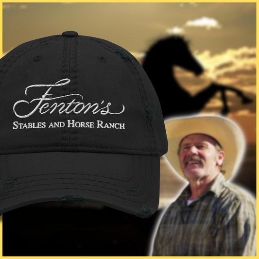 Fenton's Stables and Horse Ranch Distressed Dad Hat