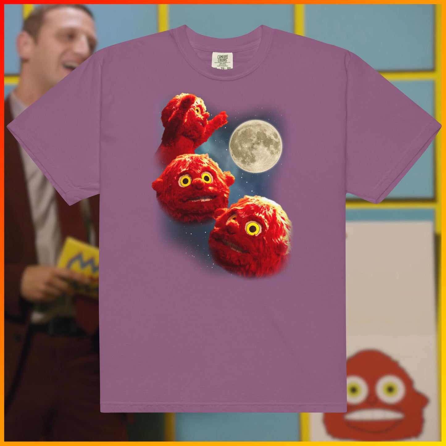 Three Chunky Moon Unisex Comfort Colors T-shirt