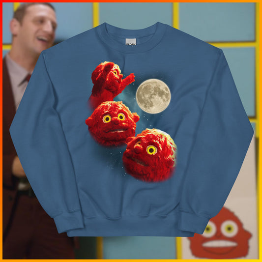 Three Chunky Moon Unisex Sweatshirt