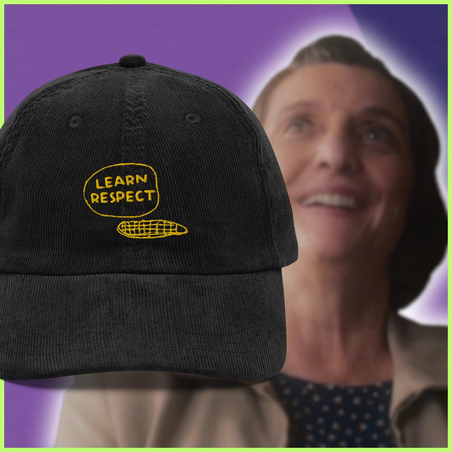 Learn Respect Vintage Corduroy Hat