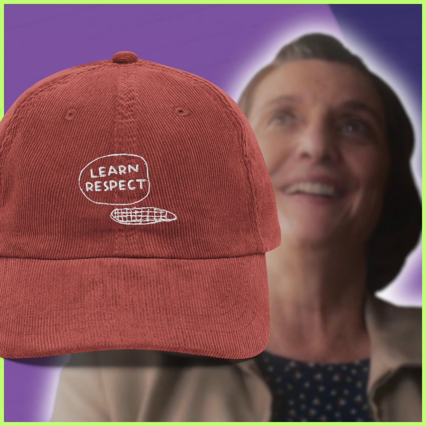 Learn Respect Vintage Corduroy Hat