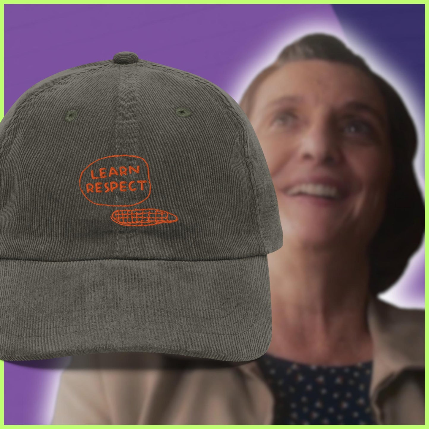 Learn Respect Vintage Corduroy Hat